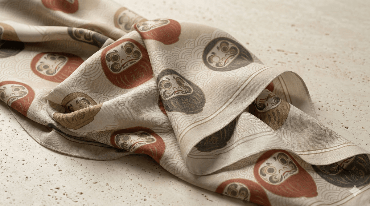 Daruma Motif Hijab - 3