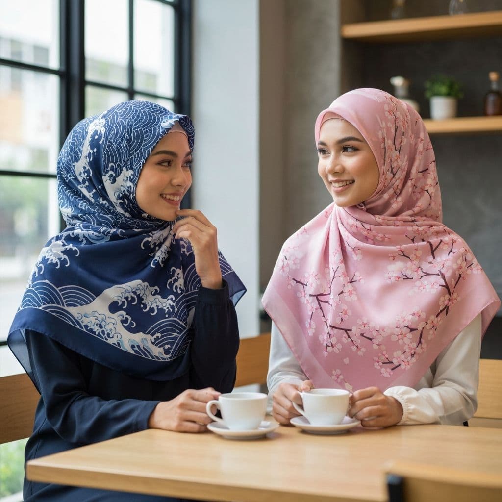 Women wearing NanGyo hijabs